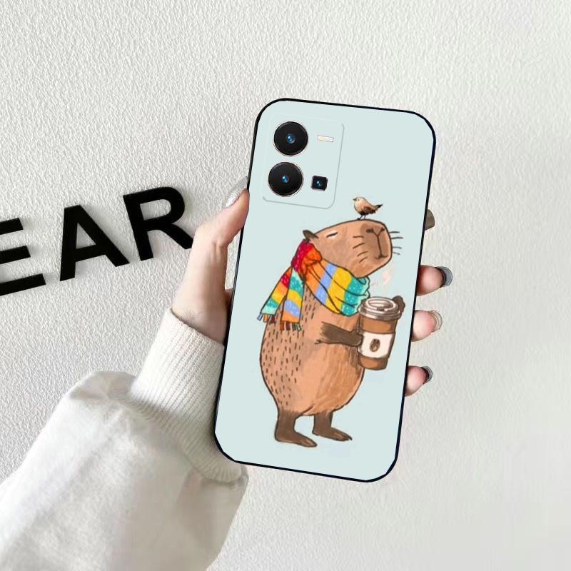Чехол для телефона с изображением капибары для VIVO Y53S Y33S Y01 Y22S Y31 Y21 Y70 Y21S Y72 Y51 Y35 Y76 V21 V2023 V21E V20 SE
