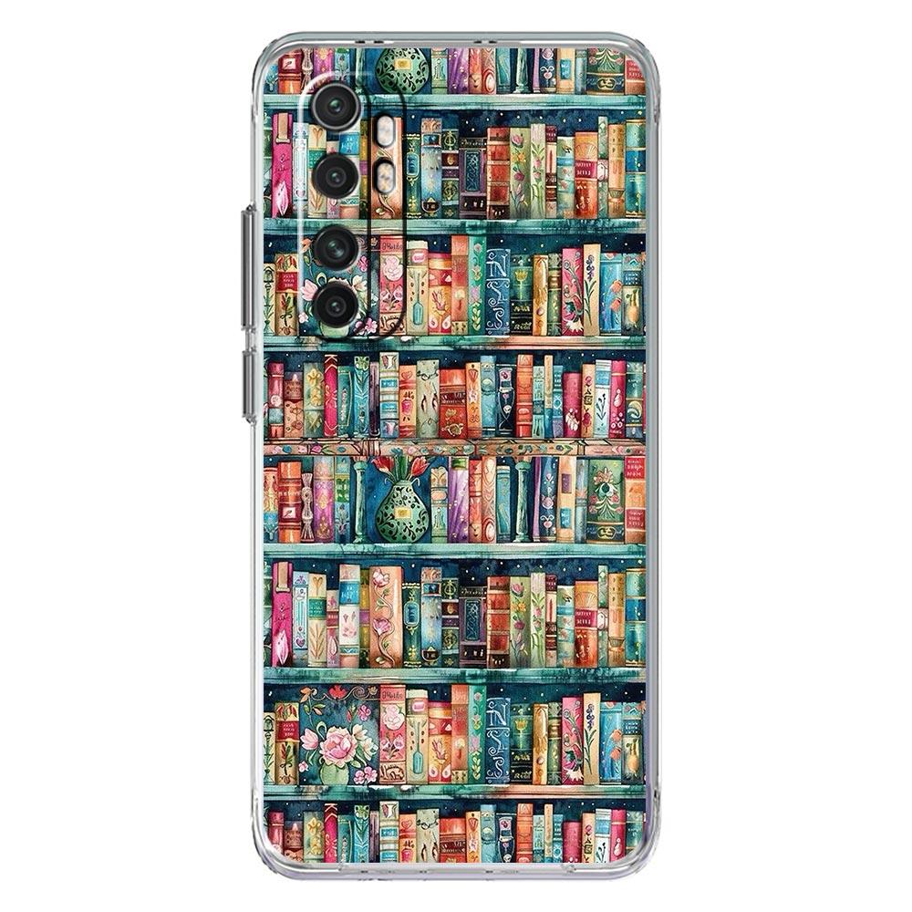 Иллюстрация «Читай книги» Чехол для телефона для Xiaomi Mi Poco X6 X5 NFC X3 F6 F5 Pro F4 F3 15 14T 14 13T 12T 12 13 Lite 11 Прозрачный чехол