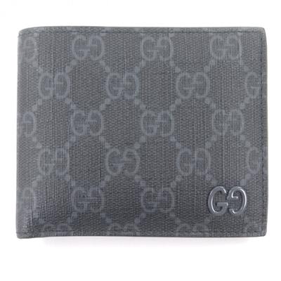Отличный мужской кошелек Bifold GG Supreme с логотипом Double G из металла, б/у