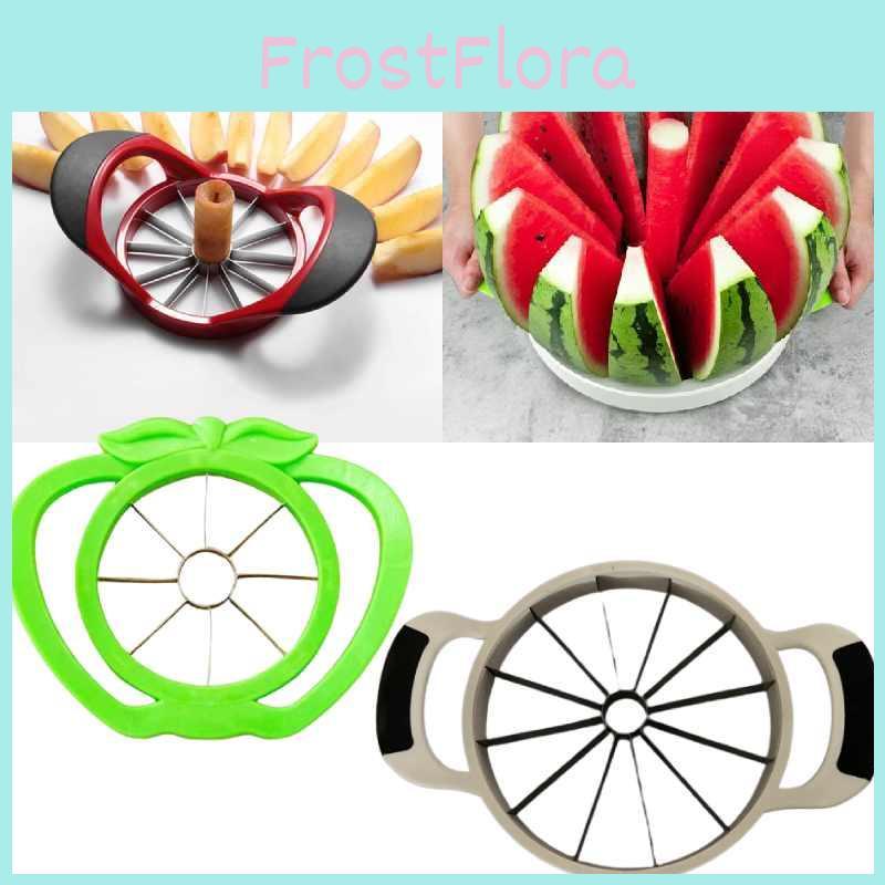 Cutter Cantaloupe Watermelon Melon Slicer Stainless Steel Kitchen Divider Fruit