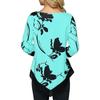 2021 Новая женская мода 3D-печать Футболка с длинным рукавом и круглым вырезом Свободная повседневная рубашка Женская одежда для выхода в свет