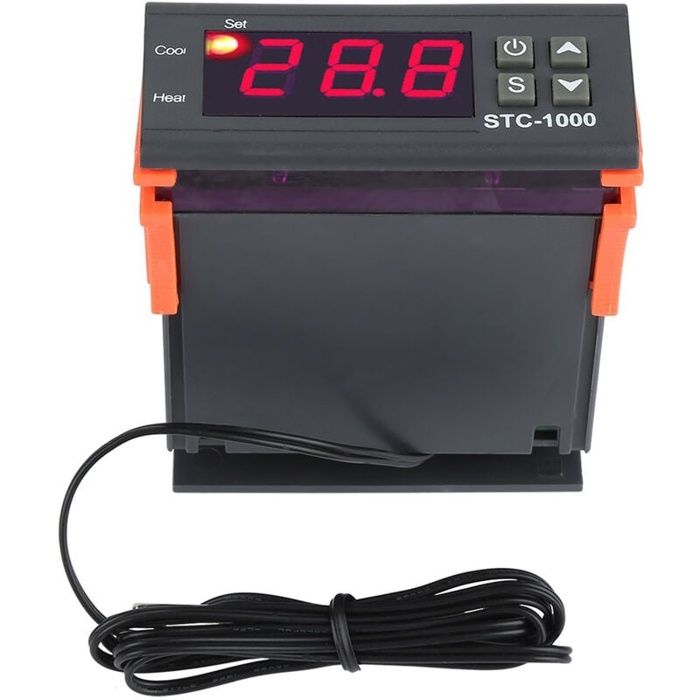 Contrôleur de Température Numérique Capteur de Température Thermostat Électrique Contrôle 110-220V