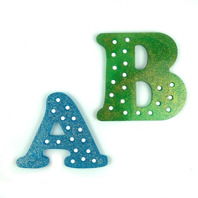 Threading Board Epoxy Mold Montessori Educational Baby Toy Silicone Mold Games Great for Travel and Plane Activities