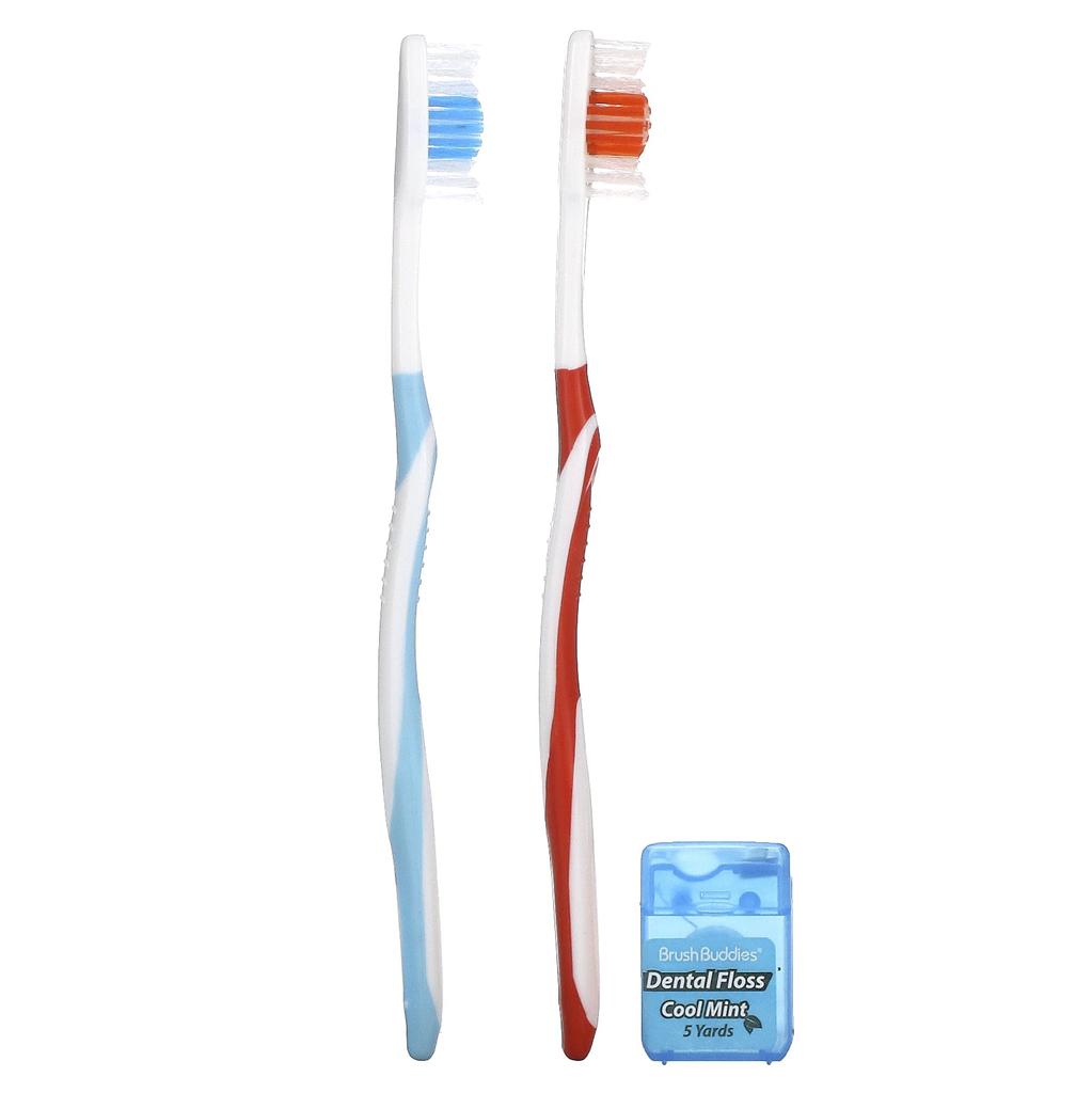 Brush Buddies Smart Care, набор зубных щеток, для взрослых, 2 шт.