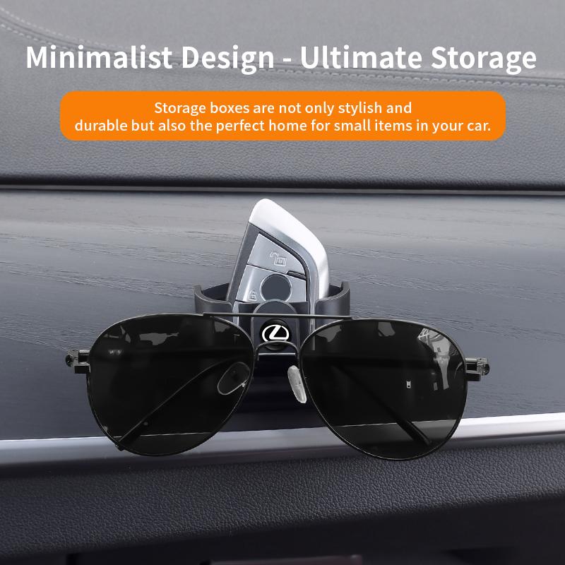 JBH4 Lexus Car Vent Storage Box Auto Organizer Glasses Key Card Car Accessories for ES300h Ct200h IS250 RX400h LX600 UX RX350 NX300h