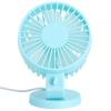 Портативный мини-настольный вентилятор USB ультра-тихий вентилятор с регулировкой на 45 градусов для домашнего офиса DesktopBlue