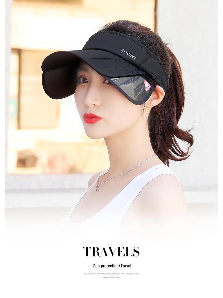 Женская летняя шляпа для защиты от солнца для активного отдыха с телескопическими полями для велоспорта и повседневной носки