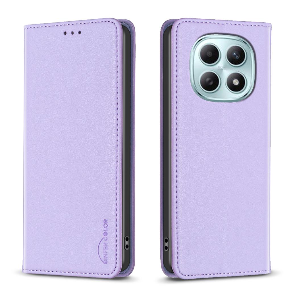 Для Xiaomi Redmi Note 15 Pro 4G (Глобальный) Кожаный чехол BINFEN COLOR BF18 Чехол-подставка для телефона с отделениями для карт