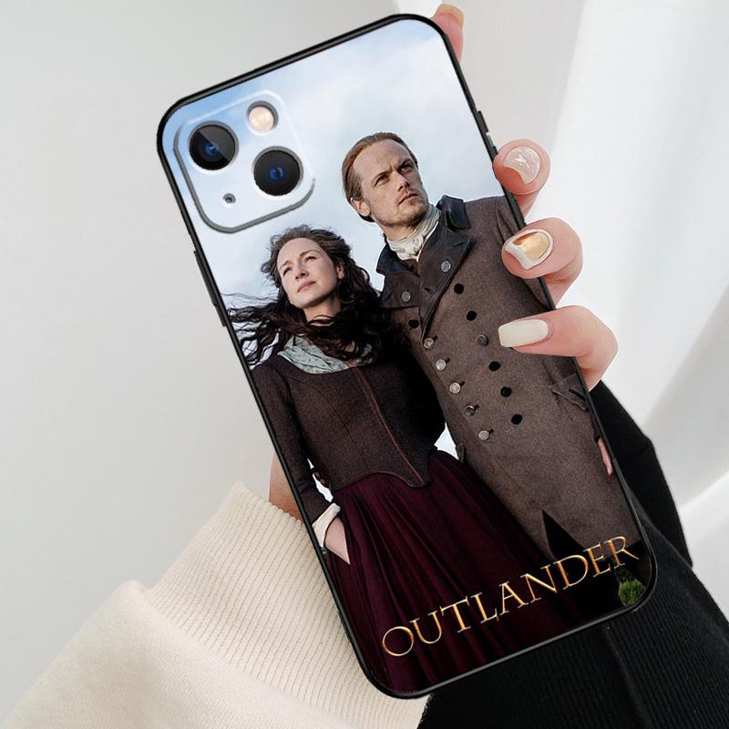 Чехол для телефона Outlander Джейми и Клэр Для iPhone 17 Pro Max 16 15 14 11 12 13 Pro Max mini 15 16 Plus 16e 17 Air Cover