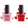 FACESCANADA Faces Splash глянцевый лак для ногтей, Ignite 35, 8 мл и Faces Glossy Splash лак для ногтей, Hot Paprika 63, 8 мл