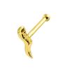 KODY PIERCING Ювелирные изделия для пирсинга из 9-каратного золота, булавка для носа со спермой - качественный пирсинг