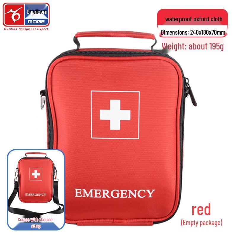Capricorn Outdoor Family First Aid Empty Kit Bag - Durable and Embroidered