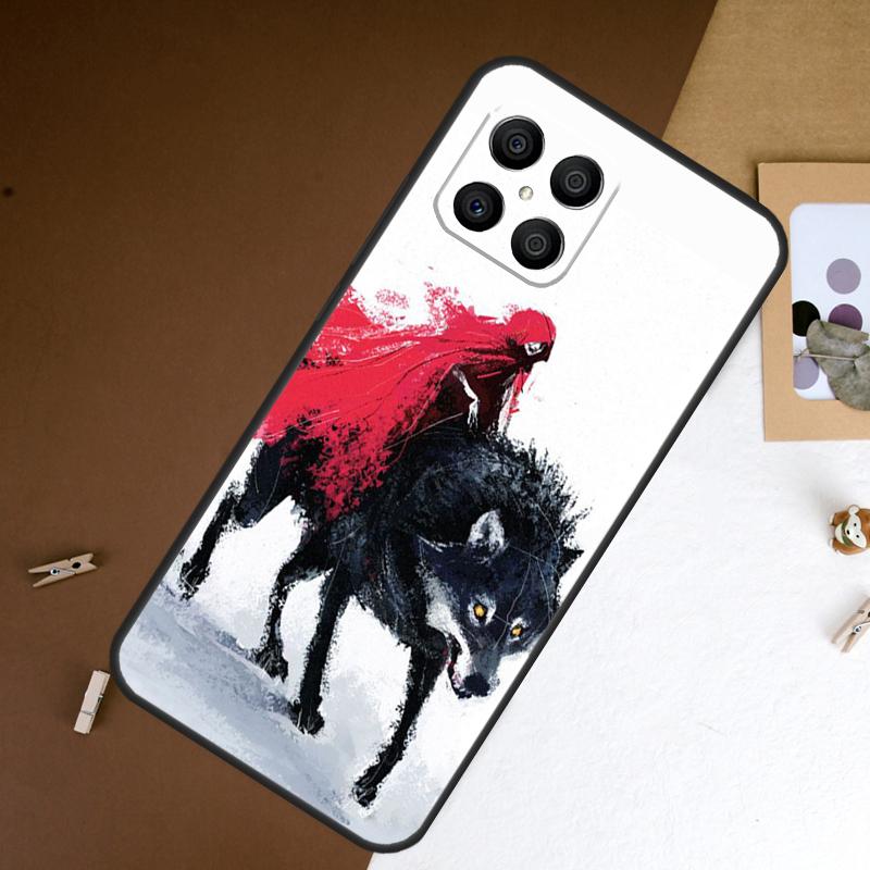 Чехол-Арт Волк Для Honor 400 Pro 200 50 70 90 X9a X9b X9c X9d X8a X8b X8c Magic 7 Lite 5 6 8 Pro