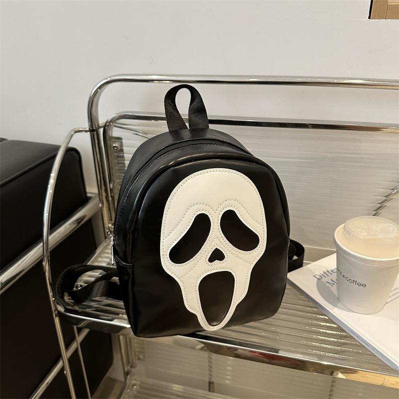 Fashion Personality Trendy Skull Halloween Ladies Backpack