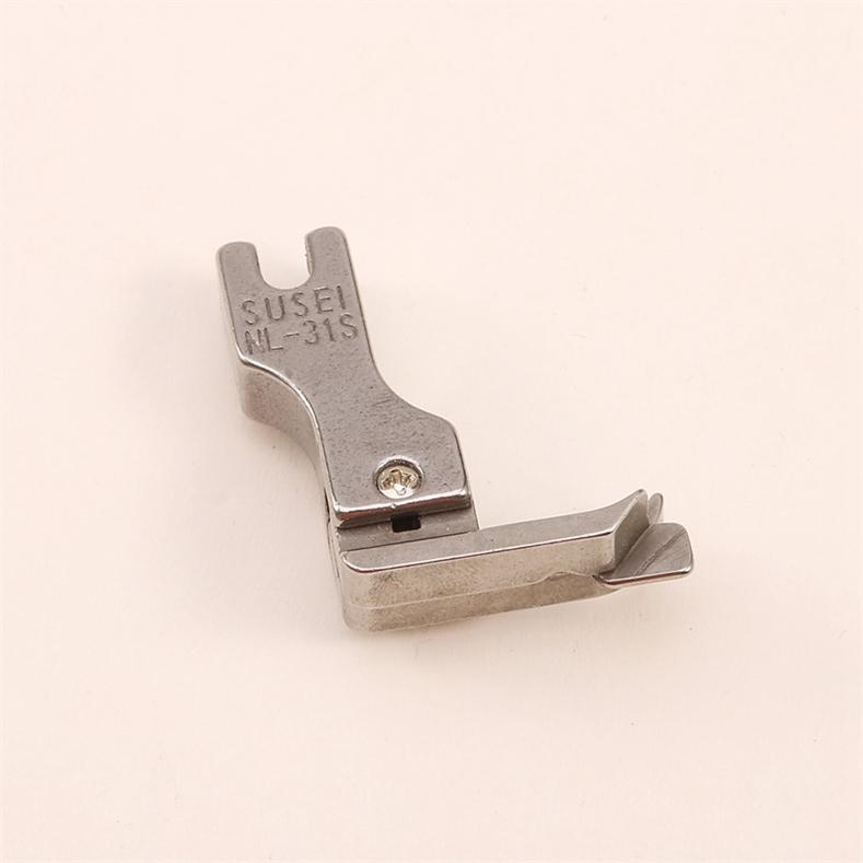 Аксессуары для швейных машин, плоская машина, резиновая прижимная лапка с фиксированной талией, прижимная лапка со скрытой нитью, касательная с отверстием