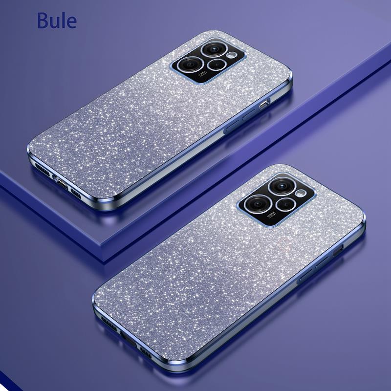 Poko X 5 X5pro Роскошный блестящий чехол с градиентным покрытием для Xiaomi Mi Poco X5 Pro 5g Женский силиконовый противоударный чехол на Pocox5