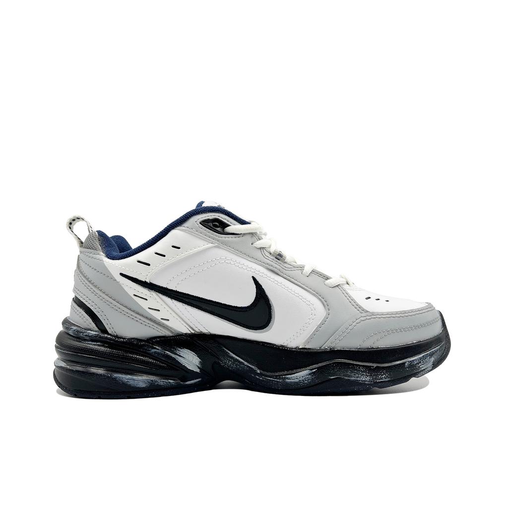 Nike Air Monarch 4 Spacewalk, Vintage Distressed, Urban Techwear Height Increasing Low top Chunky Sneakers Unisex 415445-102(Team1383-)