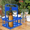 Folding Beer Basket Reusable Drink Holder Storage Rack Drink Kitchen Handle Holder KTV Beverage Q9G8