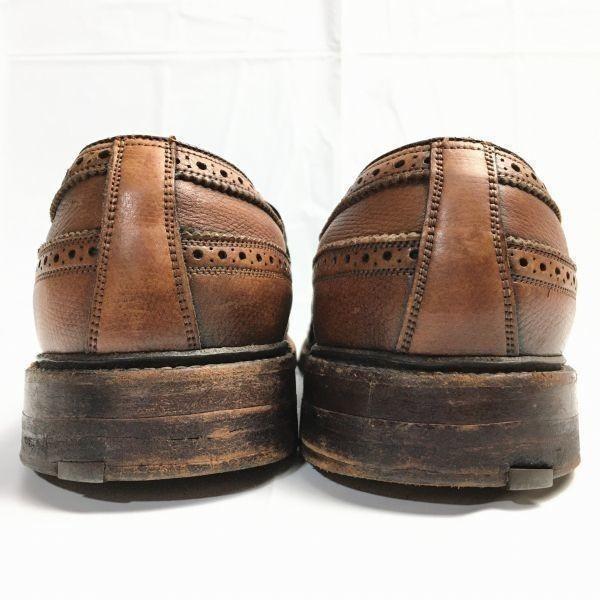 1968 Made? FLORSHEIM Kenmoor Long Wingtip Shoes Size 10.5C (27.027.5cm) Imperial Vintage Men's(USED)