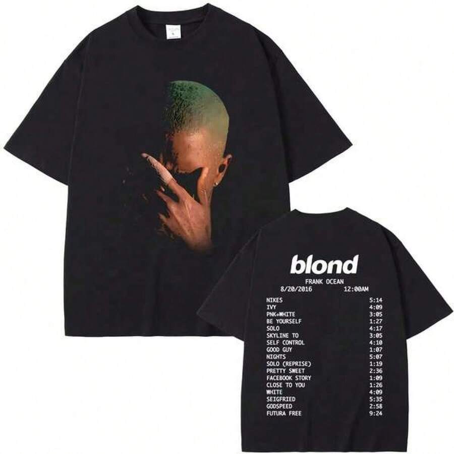 2026 GraphicShirt Tees Size PlusRapper Frank Fashion Vintage Graphic TShirts Unisex Unisexs Ocean