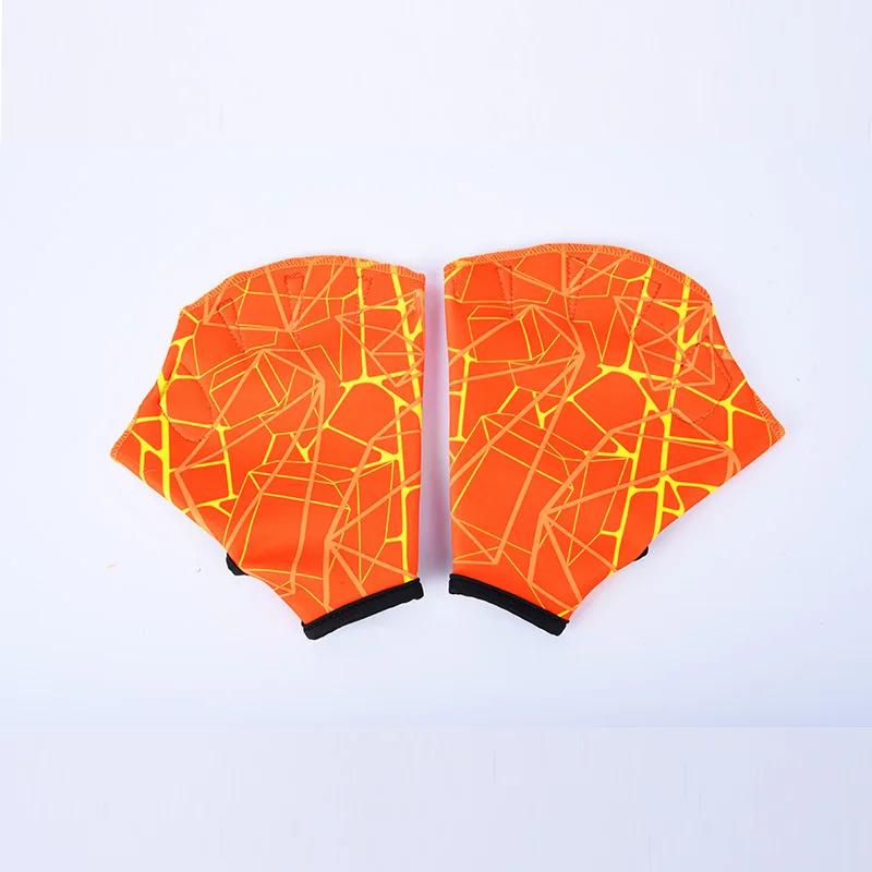 Перчатки для плавания с перепонками для серфинга, нейлоновые перчатки для плавания без пальцев для взрослых, перчатки с перепонками для плавания в воде, тренировочные перепончатые перчатки