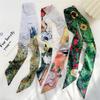 New Scarves Silk Scarves Women'S Spring And Autumn Season Long Decorative Professional Scarves Summer Thin Styles Paired With Shirts Stylish