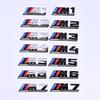 Черные цифровые наклейки с буквами для эмблемы BMW: Модификации боковых и задних багажников M1-M8