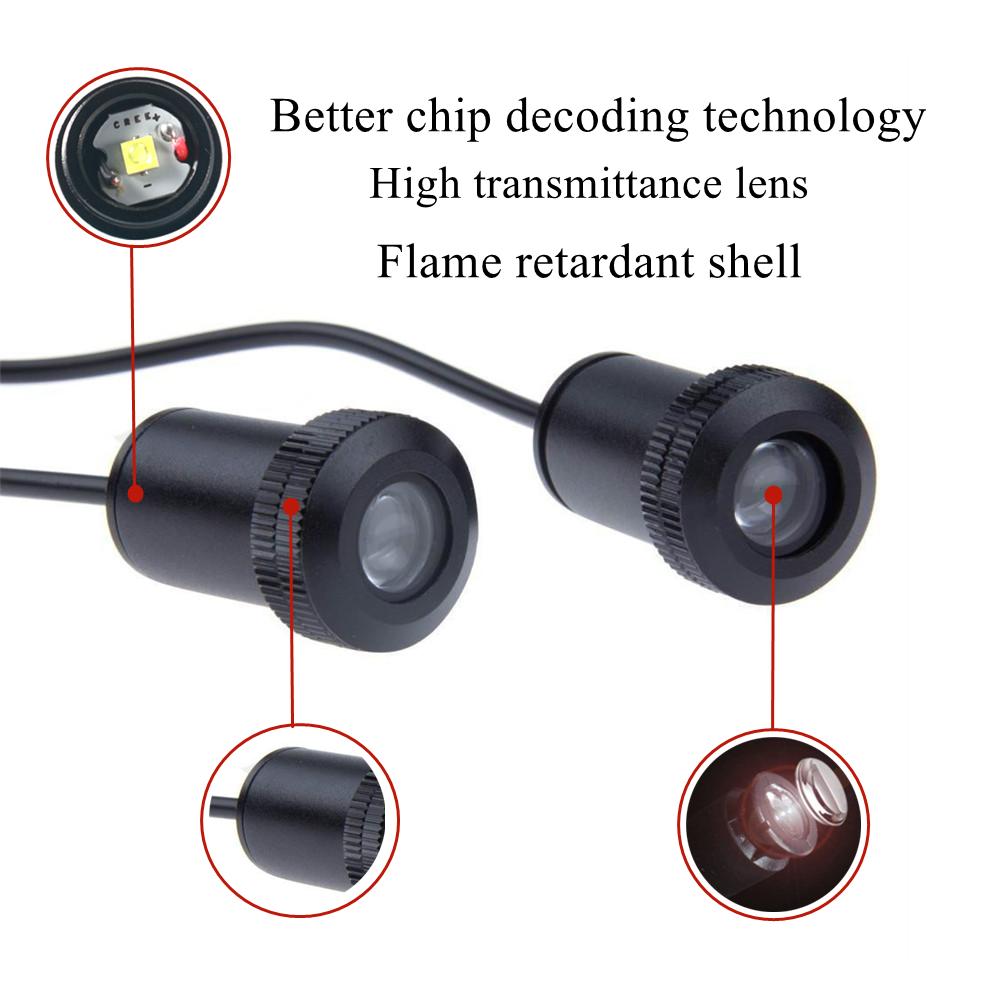 2 шт., проектор для дверей автомобиля, логотип, проектор для Mazda 3 BL, для Scania, логотип для Lada Niva Granta, призрачный теневой свет, лазерный любезно предоставлен