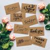 50pcs Thank You Cards Pack Add Your Greetings Word to Customer Clients Greetings