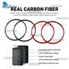 BHB1 Real Soft Carbon Fiber Sticker For Renault Fluence Megane 3 RS 2009 2010 2011 2012 2013 2014 2015 Car Instrument Audio Ring Trim