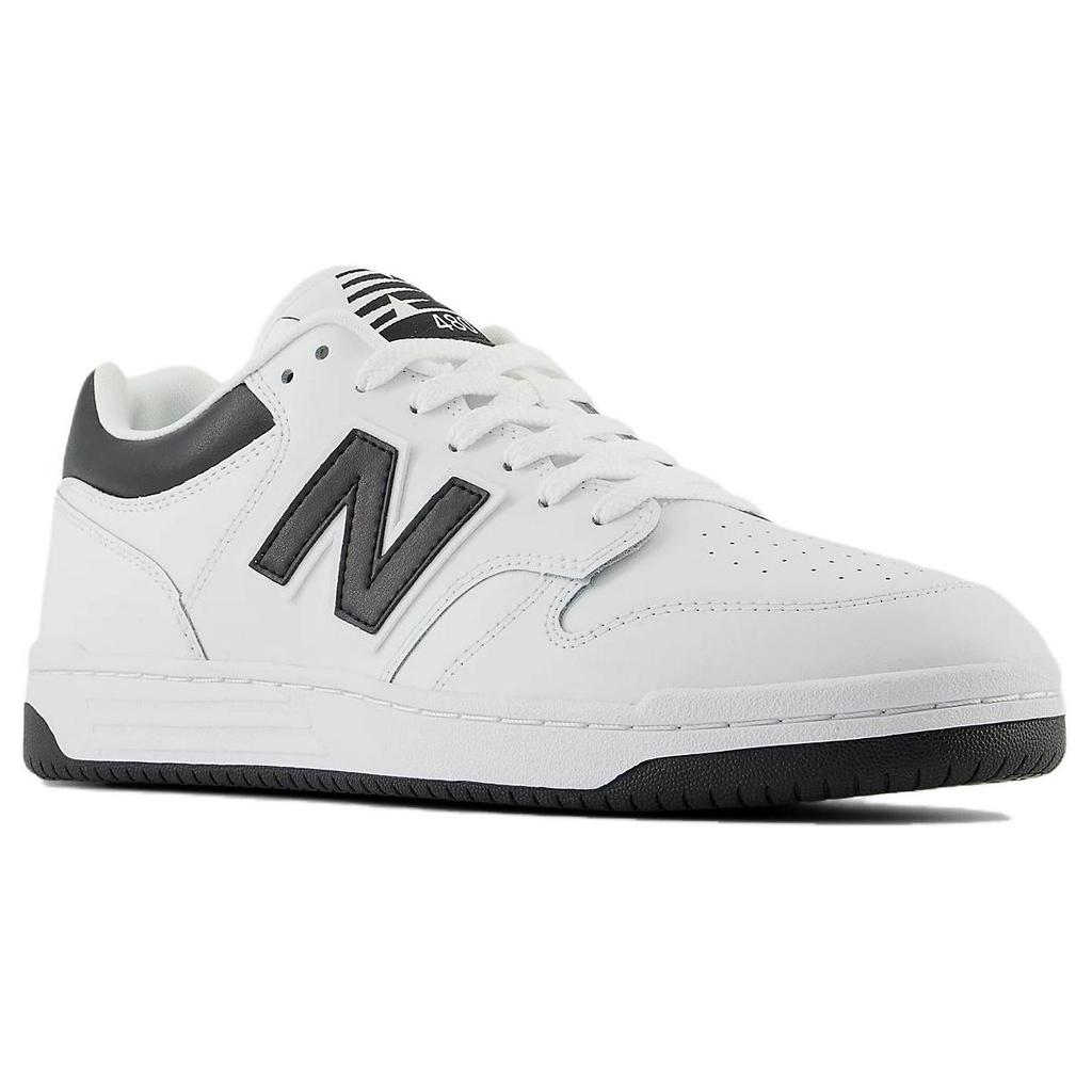 New Balance 480 Белые Черные Мужские Кроссовки BB480LBK