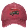 Tractor Agriculture Logo Washed Baseball Cap Massey Ferguson Street Style Hip Hop Dad Hats Summer Unisex Unisex Gym Snapback Cap