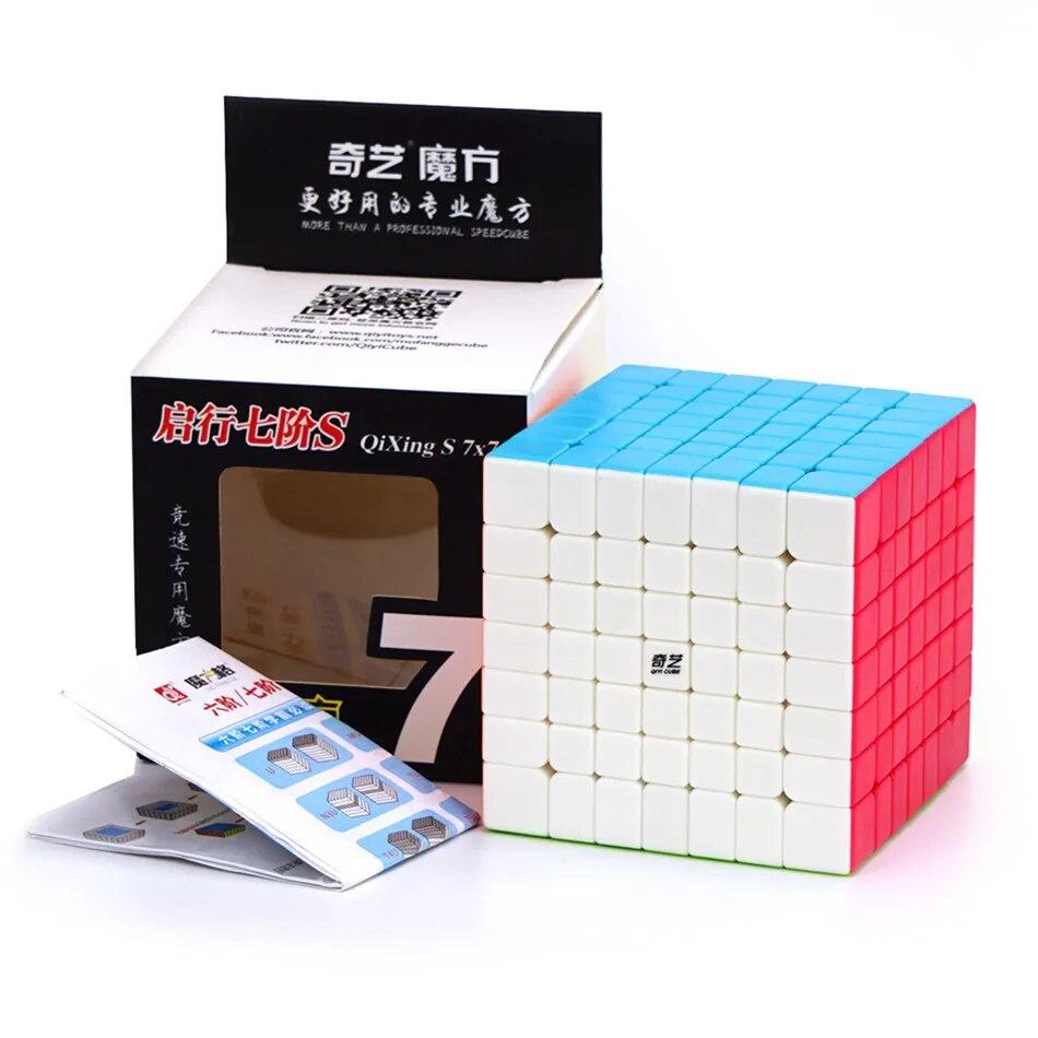 Qiyi 7x7 Magic Cube QiXing S 7x7x7 Puzzles Magic Cube Professional Educational Speed Cube for Kids