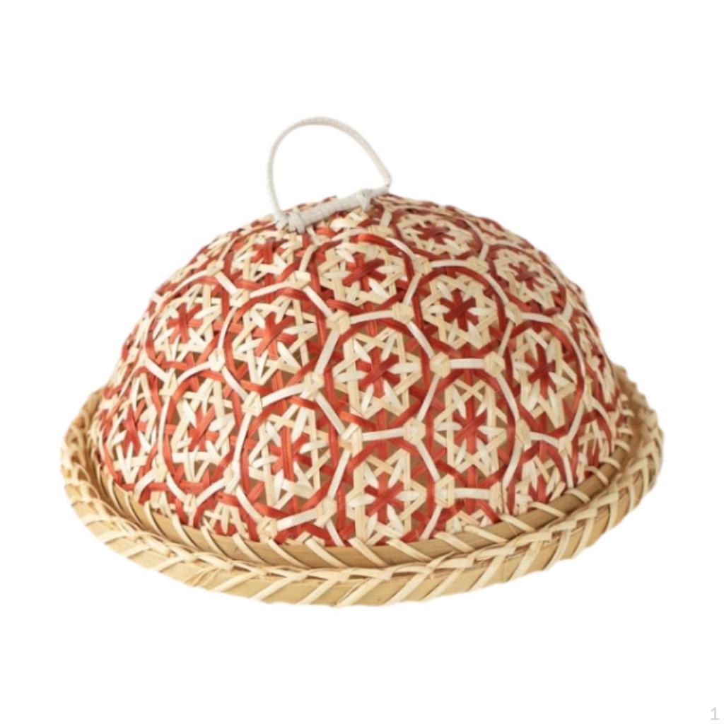 1 комплект, крышка для еды, бамбуковая корзина, портативный практичный кухонный гаджет, сервировочное блюдо для ресторана