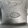 Туфли дерби из кожи 90-х TOD’S с крылышками Мужские 8 26,5-27,0 Черные(ИСПОЛЬЗОВАЛ)