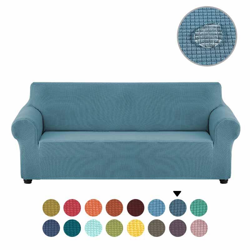 Waterproof Elastic Sofa Covers 1/2/3/4 Seats Solid Couch Cover Sofa Slip Cover Protector Bench Covers