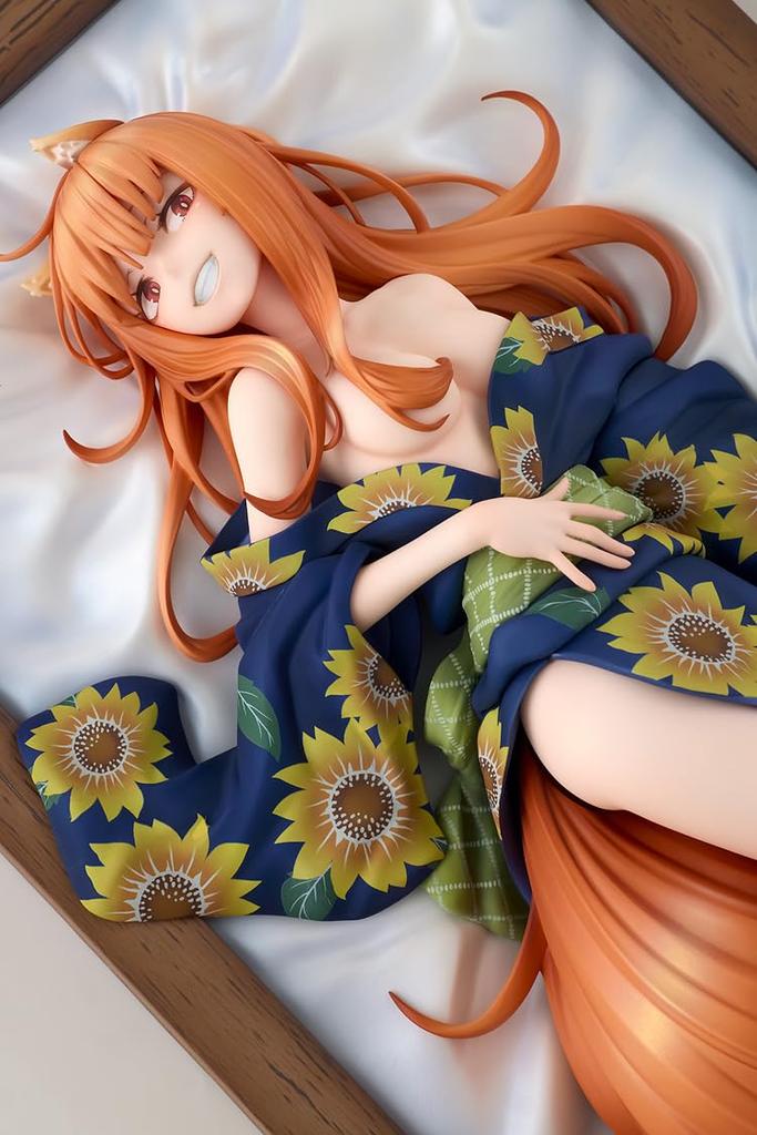 KDcolle Spice and Wolf ТОРГОВЕЦ ВСТРЕЧАЕТ МУДРОГО ВОЛКА Холо Юката Красота Масштаб Пластиковая Раскрашенная Полная Фигурка вер.. 1/7