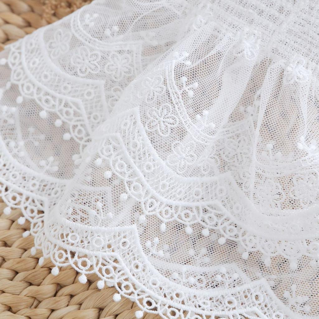 Elegant Faux Arm Sleeves Embroidery Flower Decorative Wrist Cuffs Lace Covers For Women Girl Daily And Special Occasion