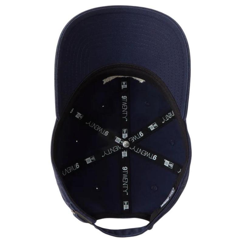 New Era 9TWENTY Простой и милый дизайн, хлопковая кепка с козырьком, одинаковый стиль для мужчин и женщин, Темно-синий Азиатская версия L/XL