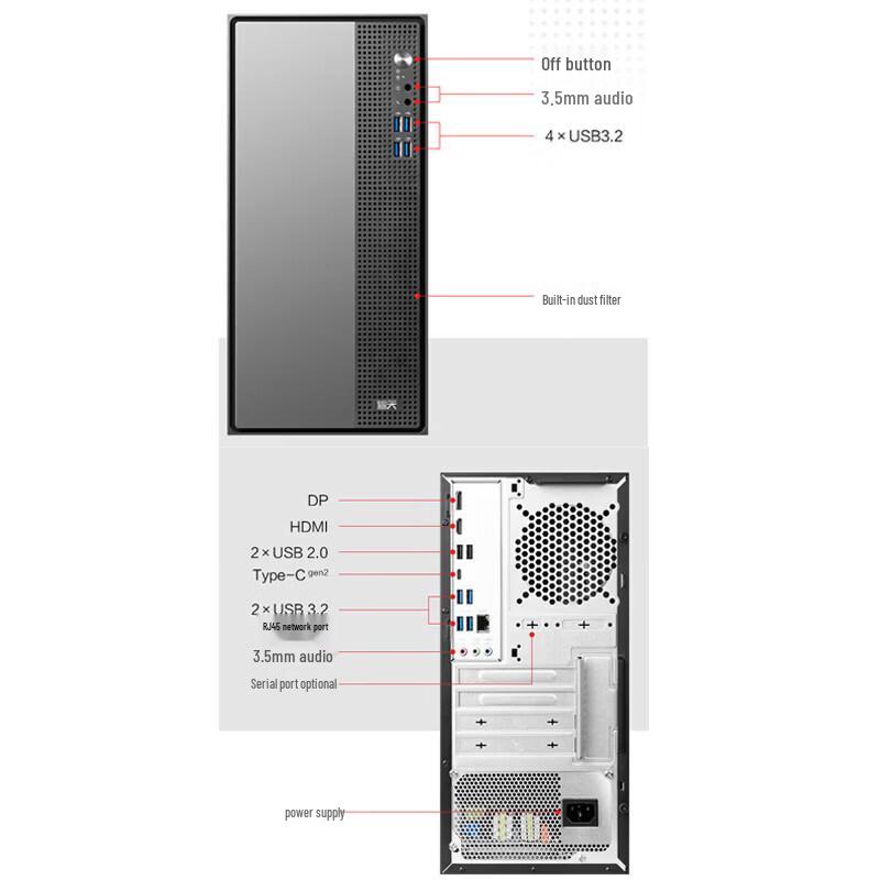 Lenovo Настольный ПК M5 (Китайская версия)