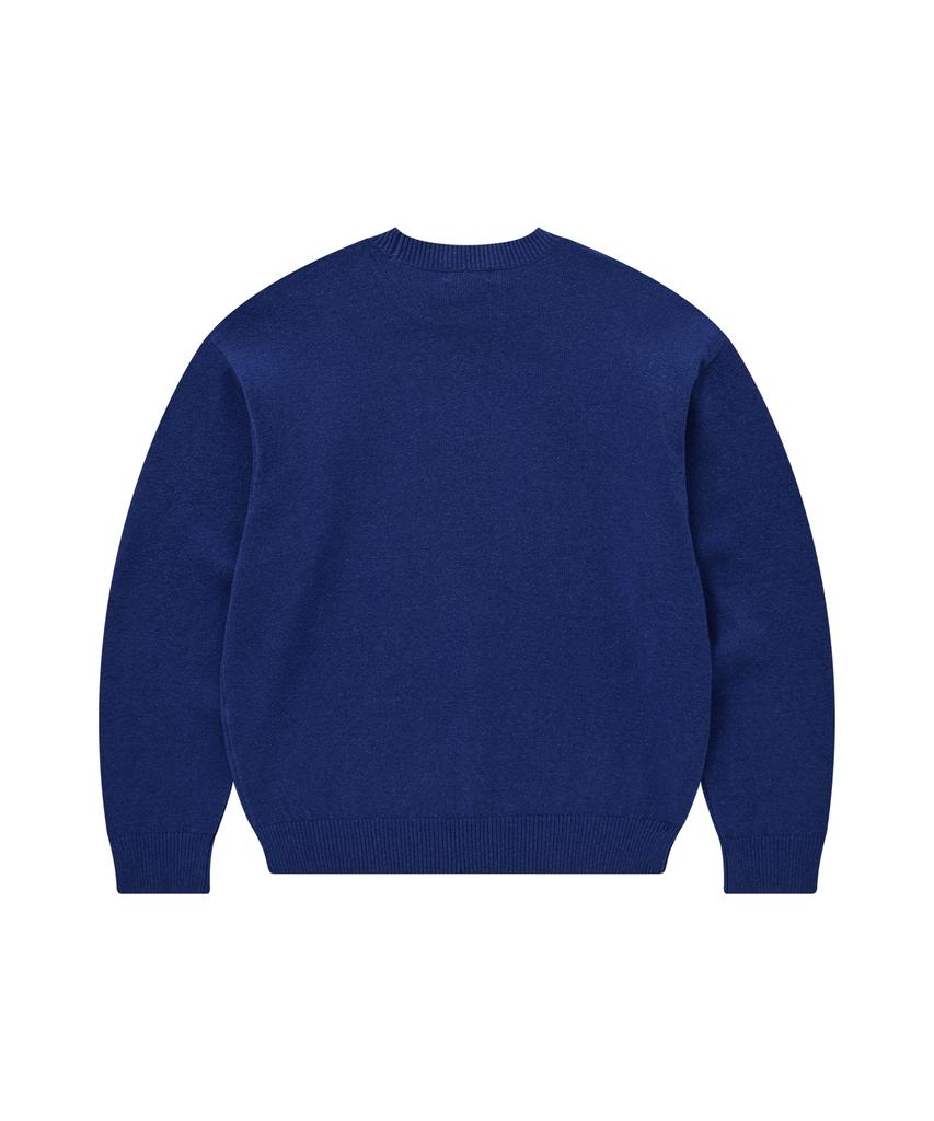 COVERNAT Big C Logo Knit Royal Blue