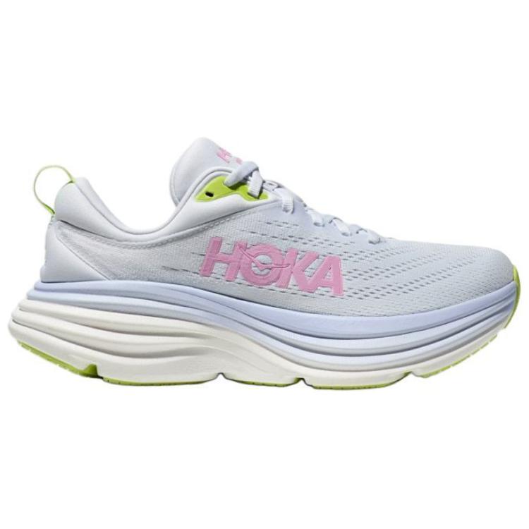 HOKA Bondi 8 Широкие Кроссовки Женские Белые 1127954-SCP