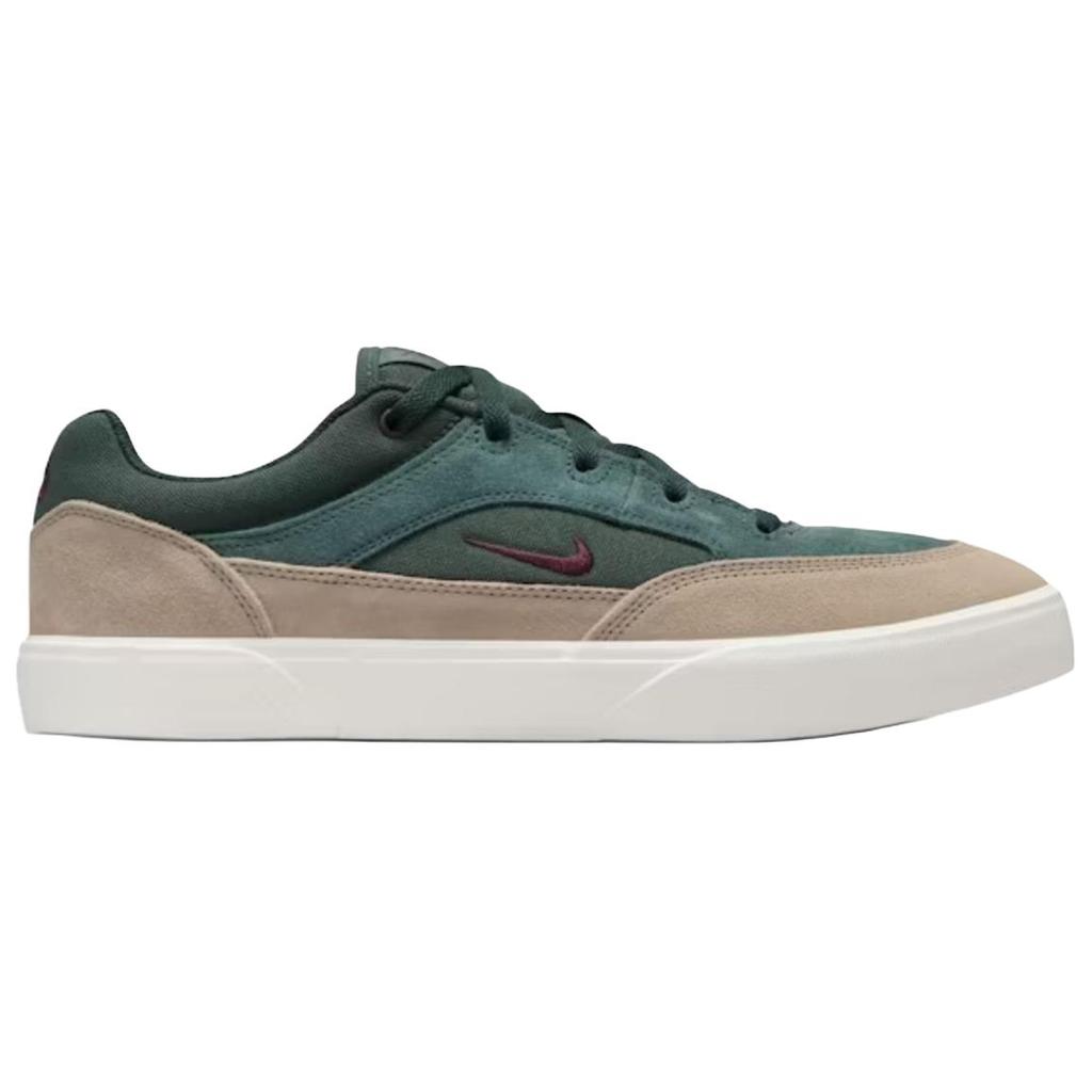 Nike SB MALOR Skateboard Shoes Men's Green Brown Skateboard Shoes FV6064-300