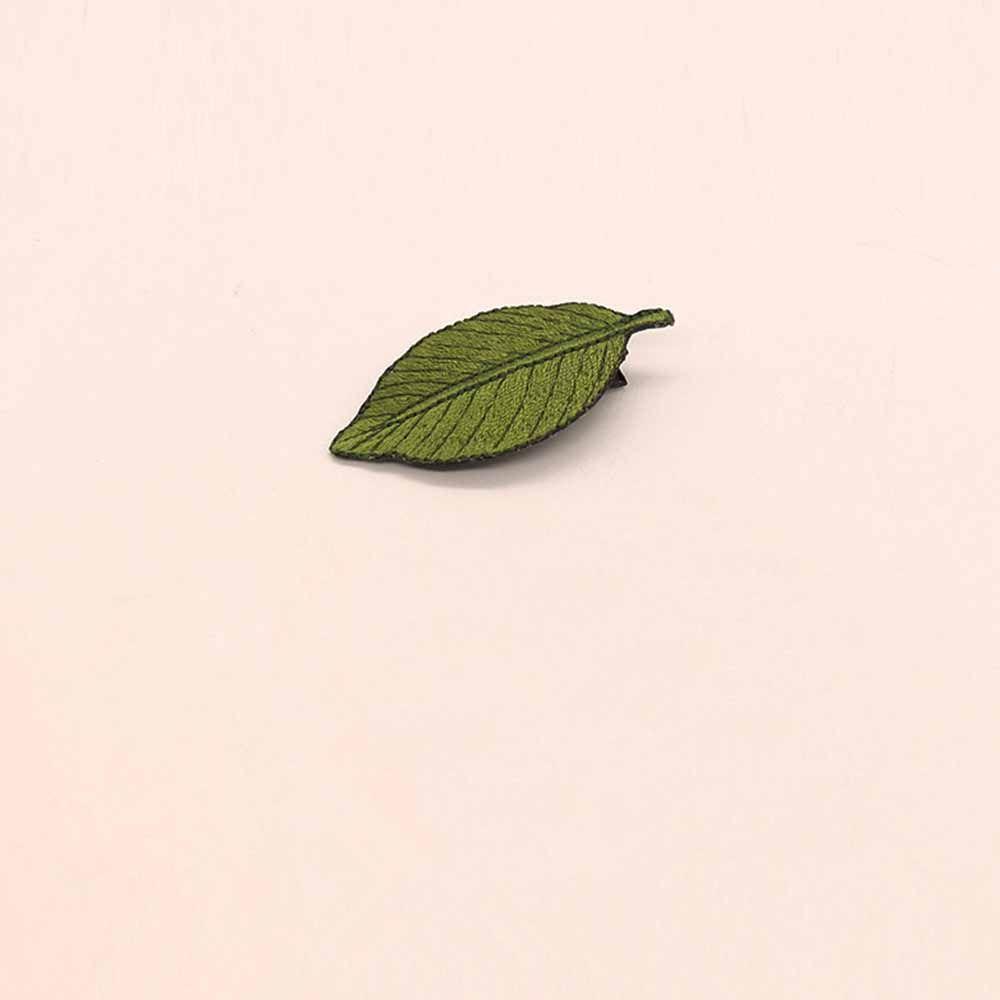 Hair Holder Kids Side Clip Headdress Korean Style Leaf Hair Clip Knitted Barrette Women's Hairpin
