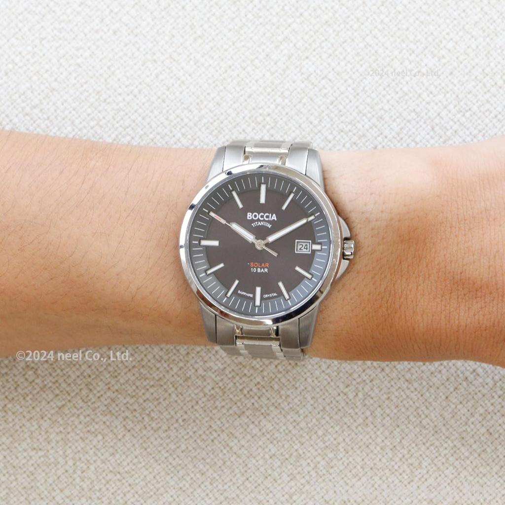 Boccia Titanium Watch 3643-04 Black