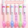 1 Set of 6 Multi-color Contour Pens, Long-lasting Anti Smudging, Suitable for Student Manual Account Marking