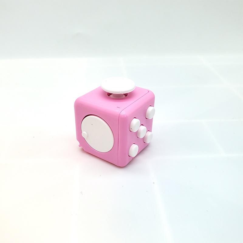 Six-Sided Finger Exercise Rubik's Cube: Hot Decompression Dice Toy