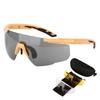 Tactical Ballistic Safety Goggles Cycling Motorbike Riding Outdoor Sports Protective Gear PC Lens 2.5mm Thick
