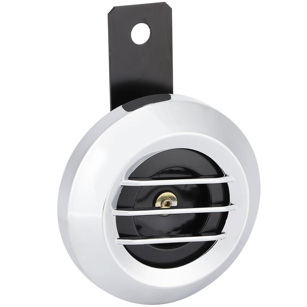 Universal Motorcycle Electric Loud Horn Siren 12V 110DB Waterproof Round Horn Speaker