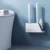 Toilet Brush Set Space saving Solution Quick Drying Toilet Bowl Brush & Holder for Efficient Bathroom Maintenance